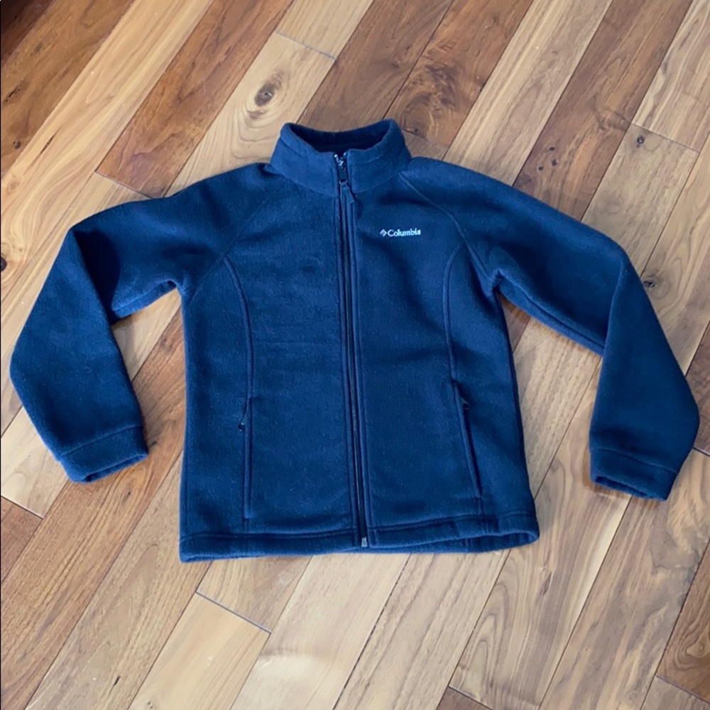 Columbia Fleece Jacket Full zip Kids Size M
